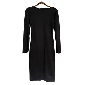 Black Long Sleeve Maxi Dress